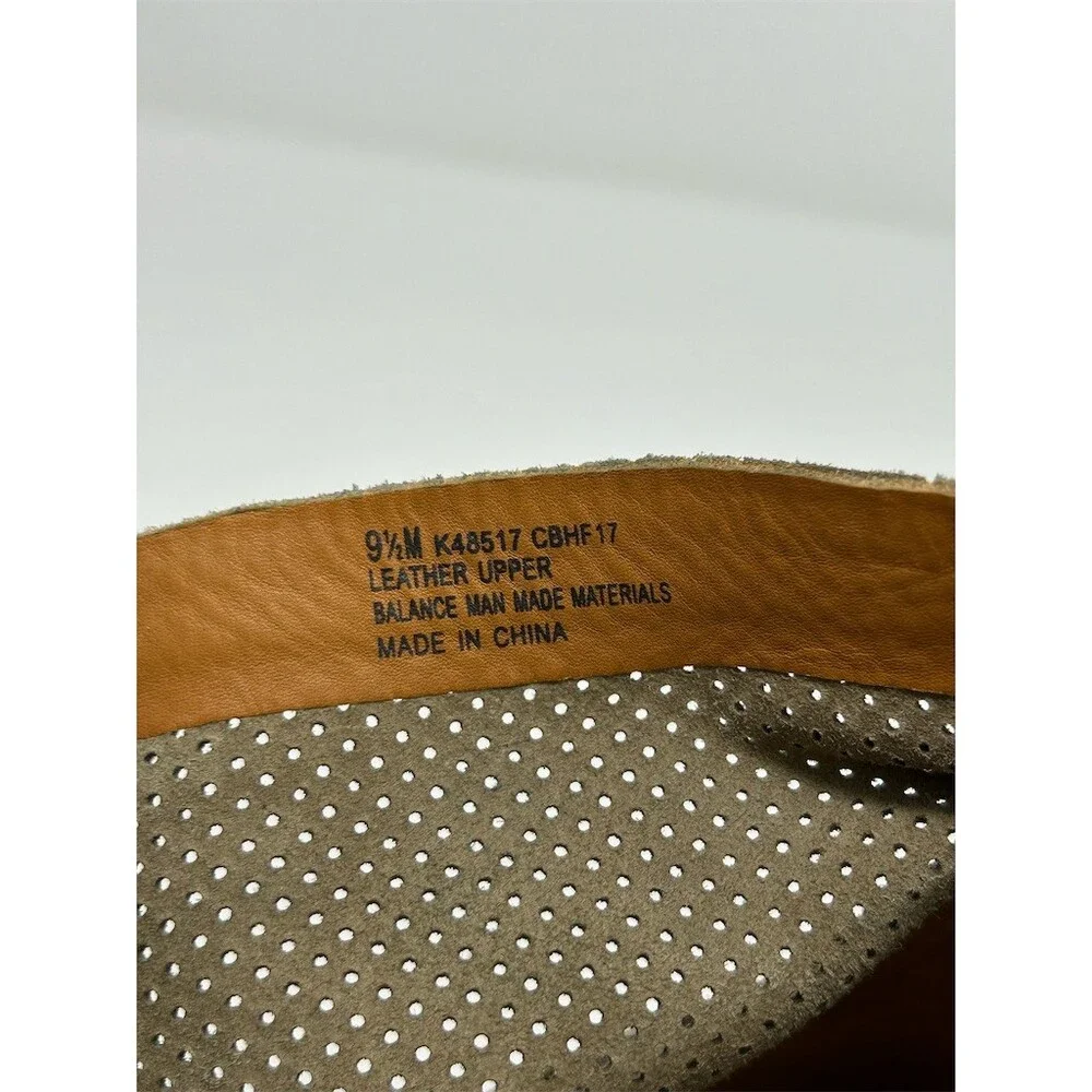 Kork-Ease Sherrill Womens Ankle Booties Beige Perforated Side Zip Block Size 9.5